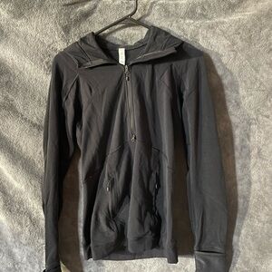 Lululemon Athletica Black Lightweight Hooded Jacket